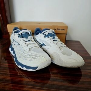 Mizuno Wave Enforce Tour AC White Sneaker Shoes Tennis Training